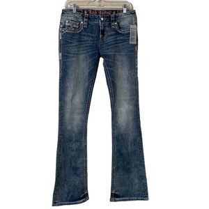 Rock Revival Luz Embellished Bootcut Jeans Size 28